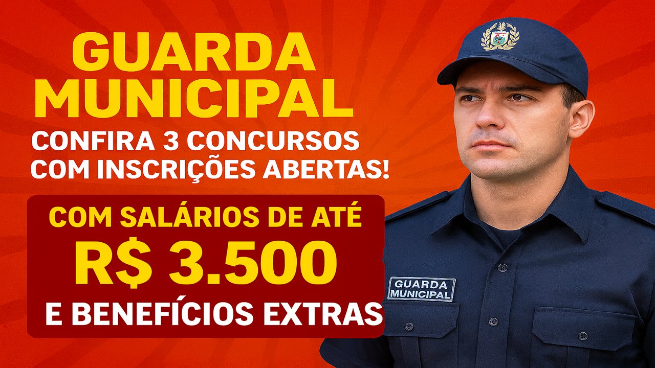 Concurso; Guarda; Municipal; Salário.