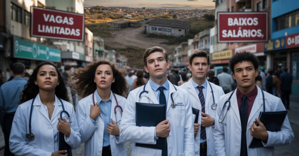 O paradoxo da medicina no Brasil: número recorde de formados pressiona o mercado e reduz salários de novos médicos, enquanto cidades do interior seguem sem atendimento, aponta CFM 1 O paradoxo da medicina no Brasil: número recorde de formados pressiona o mercado e reduz salários de novos médicos, enquanto cidades do interior seguem sem atendimento, aponta CFM
