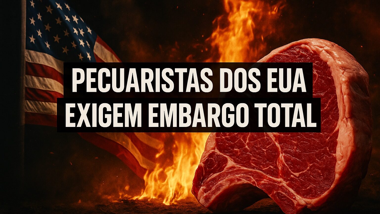 Pecuaristas dos EUA, Carne bovina, Brasil, EUA, Tarifas
