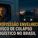 Idade média de caminhoneiros já passa dos 45 anos, profissão envelhece, jovens rejeitam a boleia