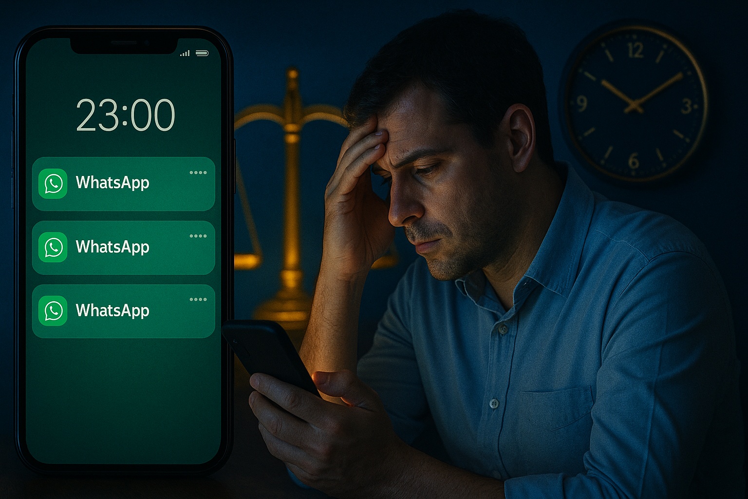 Mensagens no WhatsApp fora do expediente podem render horas extras: tribunais confirmam que trabalhador acionado por chefe à noite ou no fim de semana tem direito a receber por isso