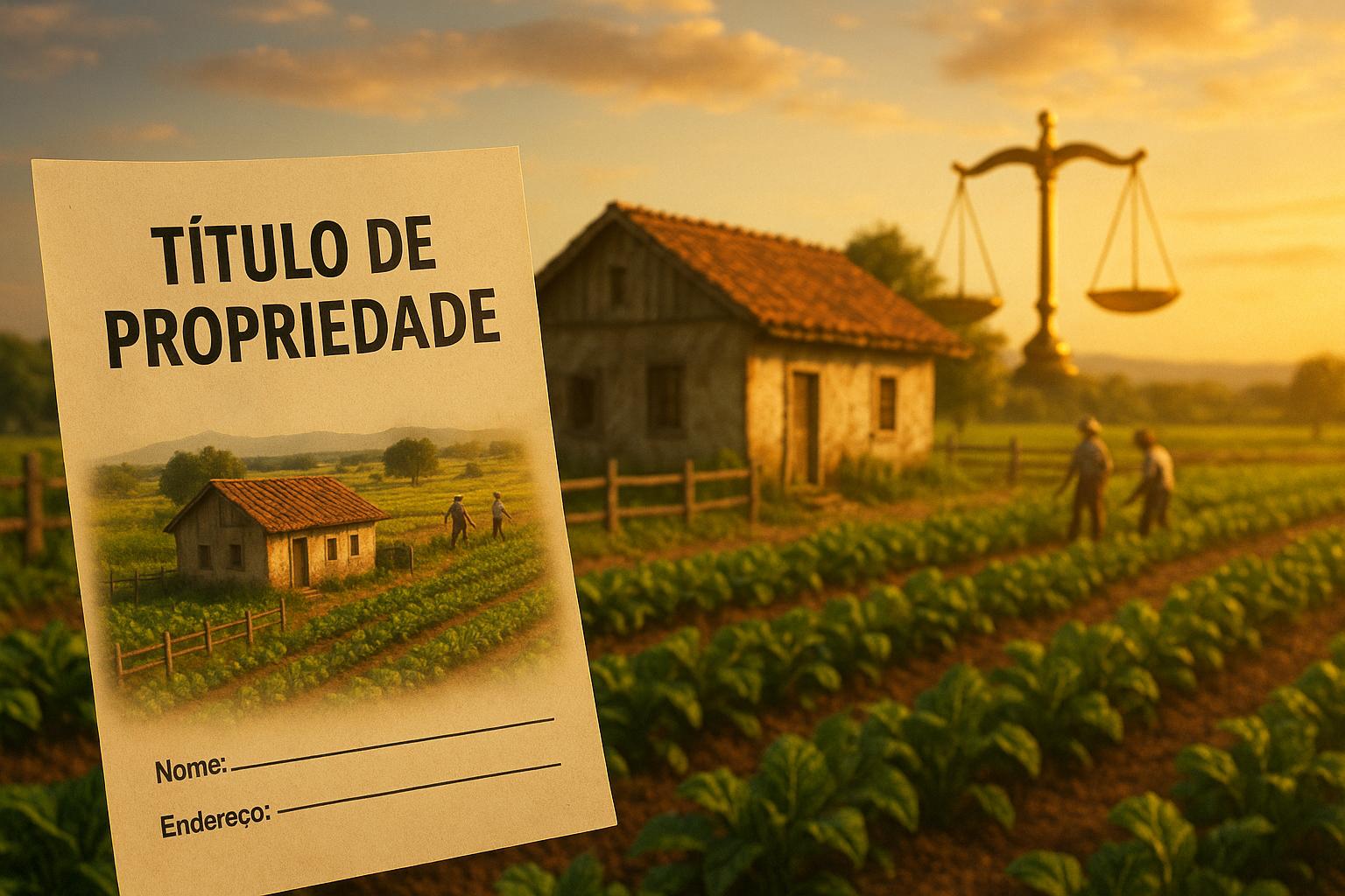Nem matrícula em cartório garante fazenda parada: Constituição prevê usucapião especial para quem transforma grandes terras em moradia com produção contínua