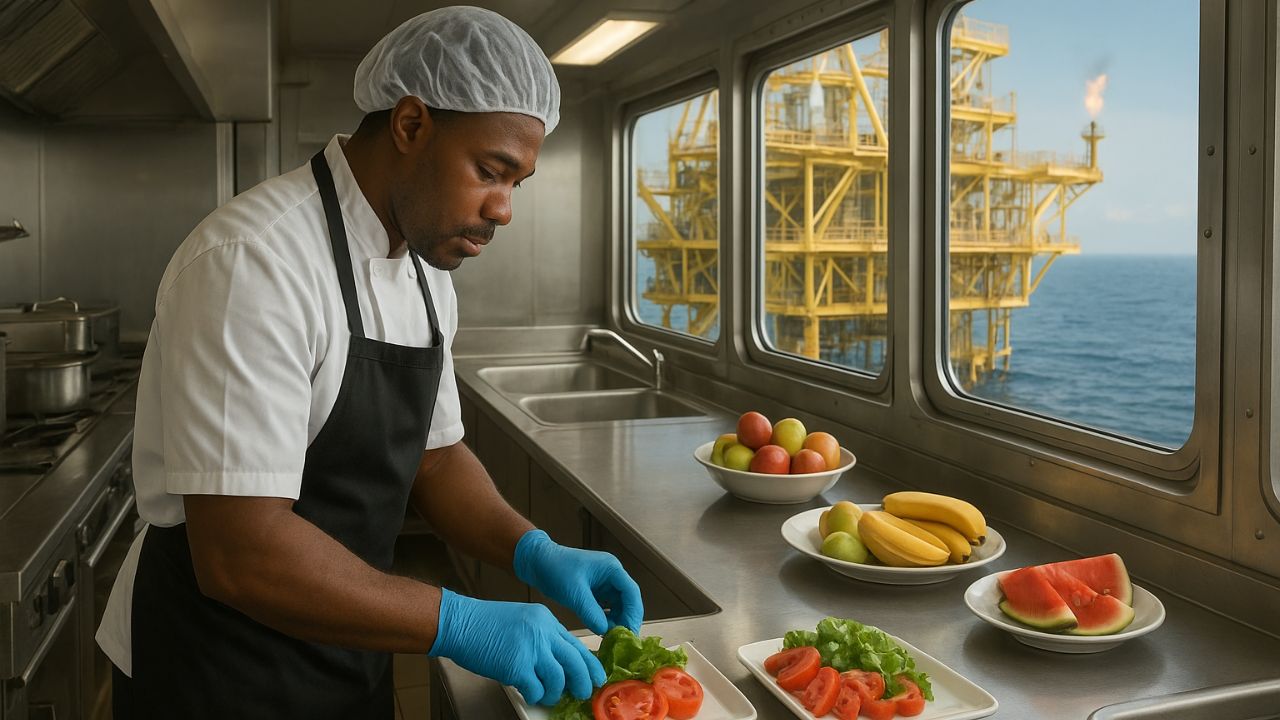 Sodexo abre vaga offshore para auxiliar de cozinha em Macaé (RJ). Veja requisitos, benefícios e como se inscrever!