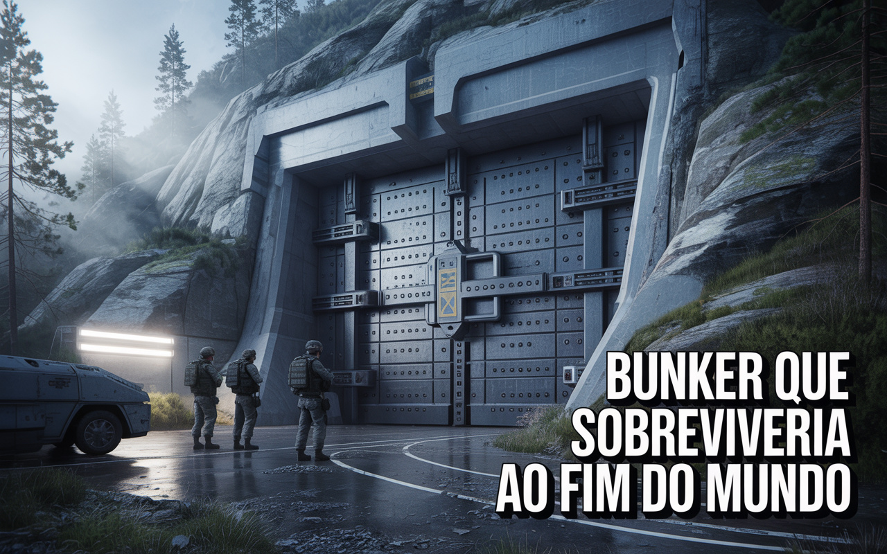 Com mais de 600 metros de rocha maciça, portas blindadas de 25 toneladas e estrutura projetada por engenheiros militares para resistir a explosões nucleares de 30 megatons, este megacomplexo subterrâneo dos EUA foi criado para sobreviver ao fim do mundo