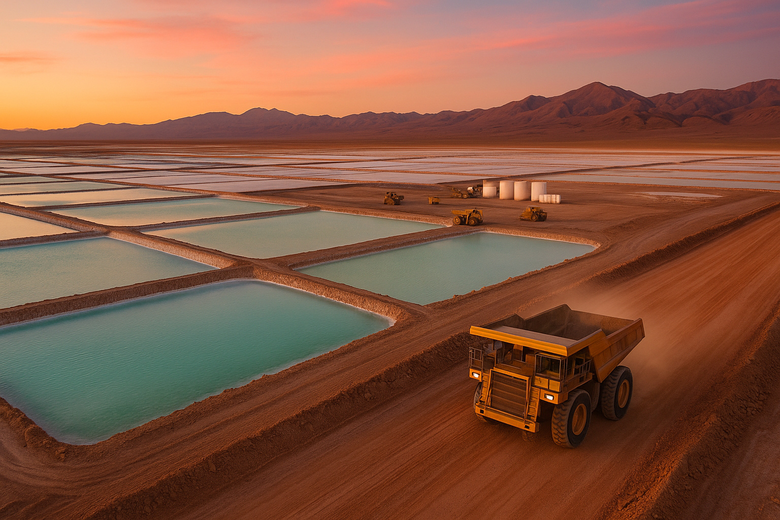 Mineração de lítio no deserto do Atacama simboliza avanço de Chile e Argentina na cadeia produtiva do mineral