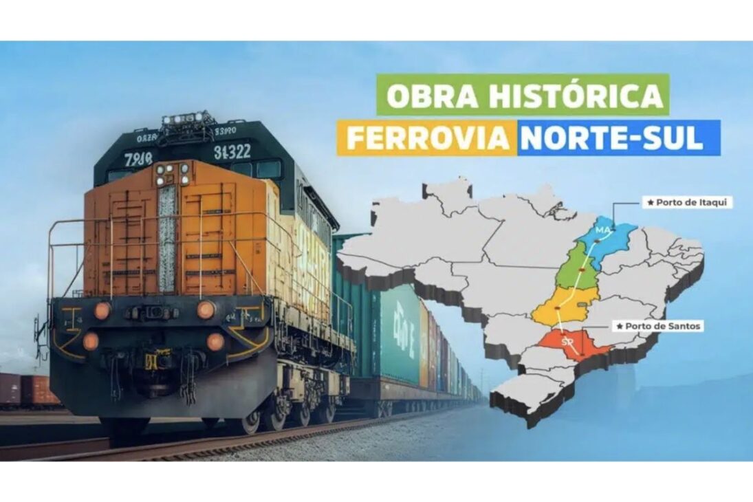 Ferrovia Norte–Sul tem 4.155 km e cortará 12 estados: obra começou há 38 anos e já atravessou cinco governos, duas recessões e uma pandemia