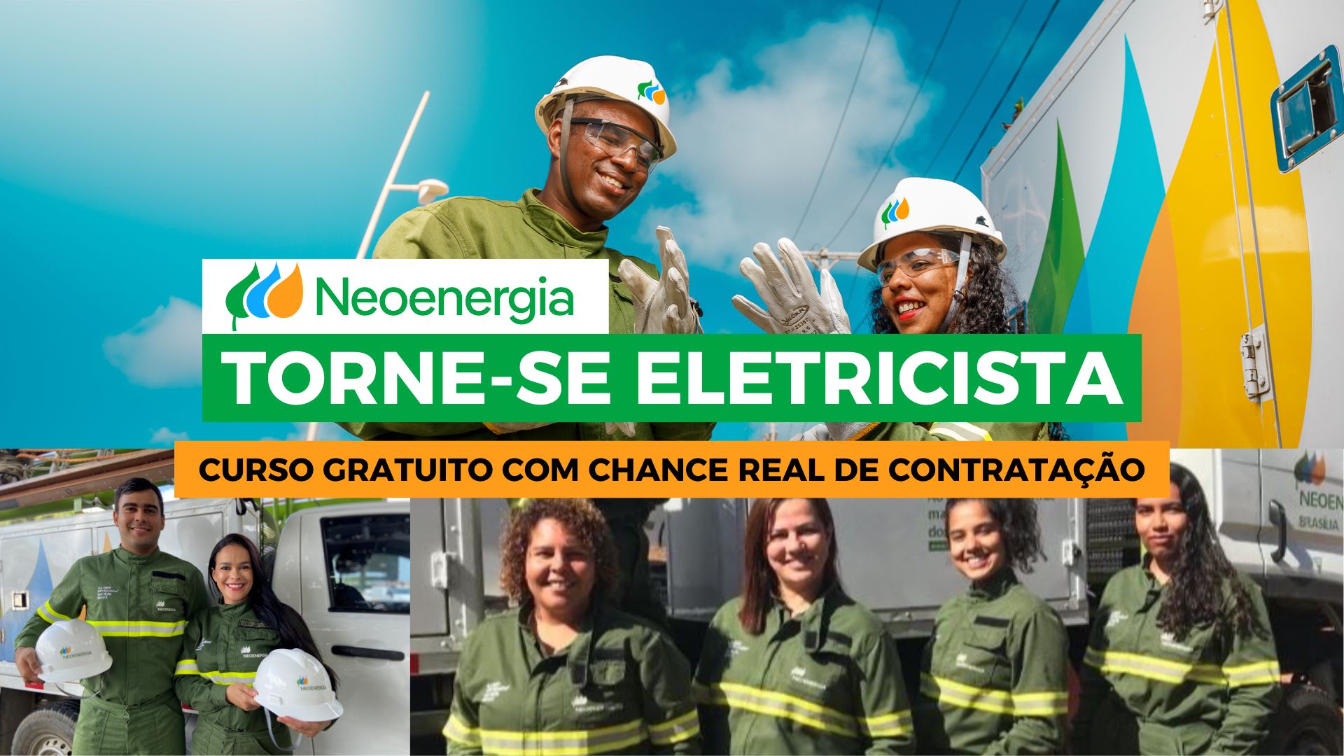 Curso gratuito do Senai e Neoenergia forma eletricistas em Seabra e Itaberaba com até 800h. Inscrições prorrogadas até 30 de outubro.
