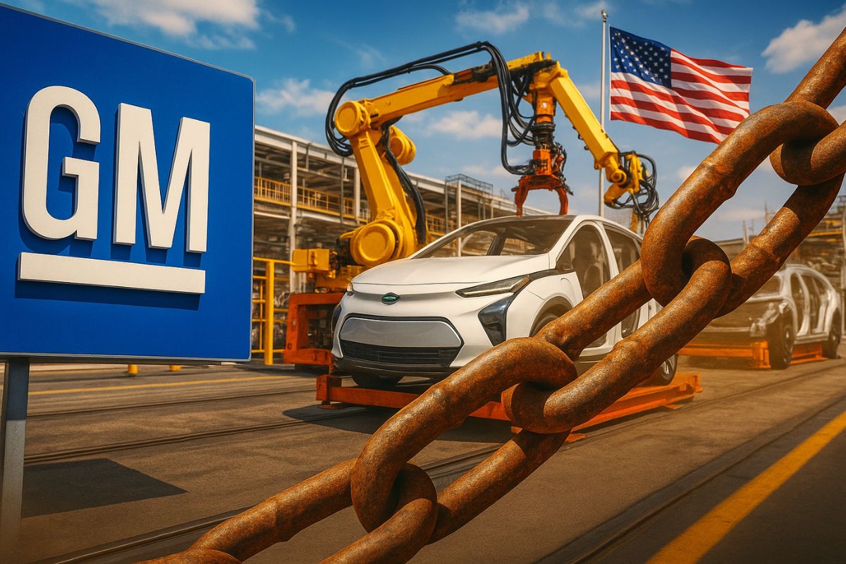 A General Motors corta 1.200 empregos e reduz a produção de carros elétricos nos EUA após queda na demanda e ajustes no setor automotivo.