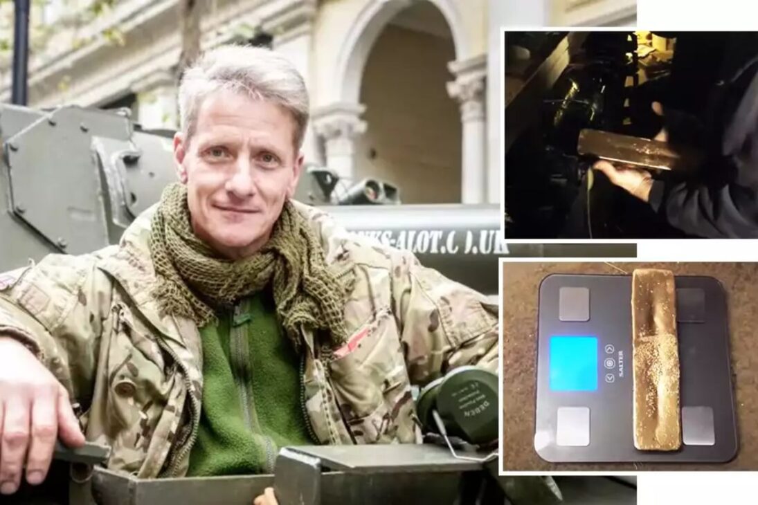 Homem compra um tanque de guerra usado por US$ 37 mil e encontra cinco barras de ouro, avaliadas em mais de US$ 2 milhões, escondidas no tanque de combustível