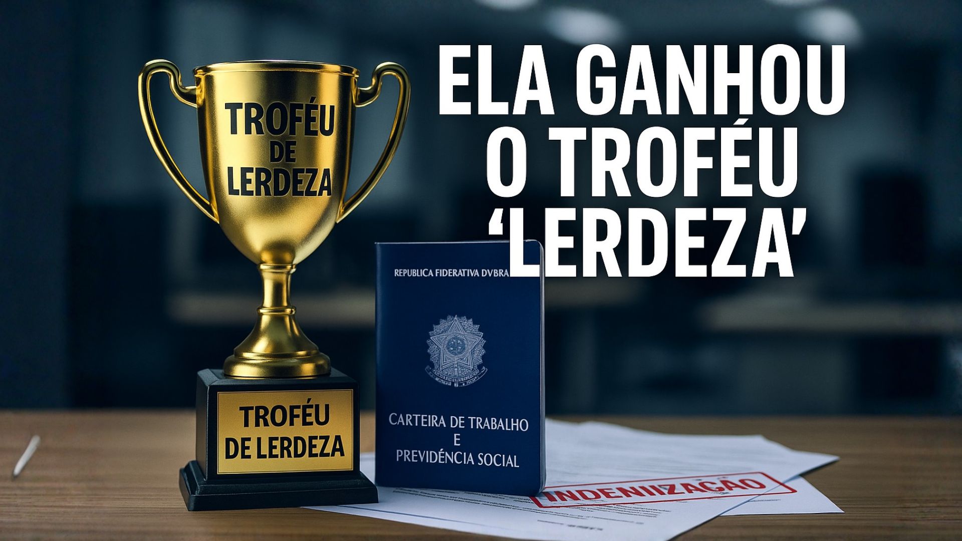 Trabalhadora com TDAH recebe troféu de lerdeza no trabalho e será indenizada em R$ 20 mil por assédio moral, decide TRT-3.