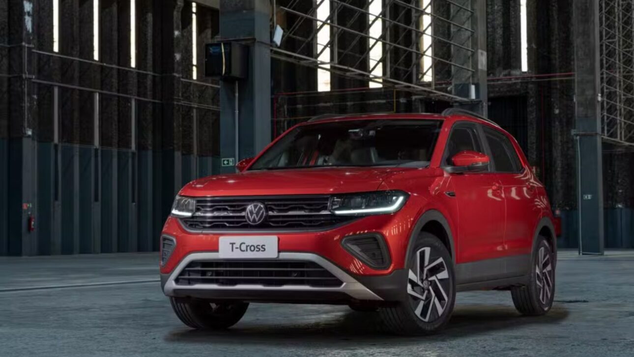 Volkswagen T-Cross lidera vendas de SUVs em 2025, segundo a Fenabrave. Veja o ranking, desempenho e concorrência no mercado automotivo.