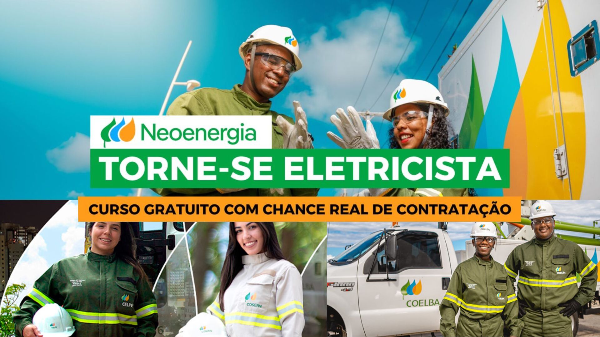 Curso gratuito do Senai e Neoenergia forma eletricistas em Seabra e Itaberaba com até 800h. Inscrições prorrogadas até 30 de outubro.