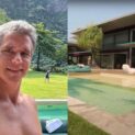 Residência de R$ 250 milhões de Márcio Garcia no Joá reúne sete suítes, 18 banheiros, piscina semiolímpica e vista para a Pedra da Gávea.
