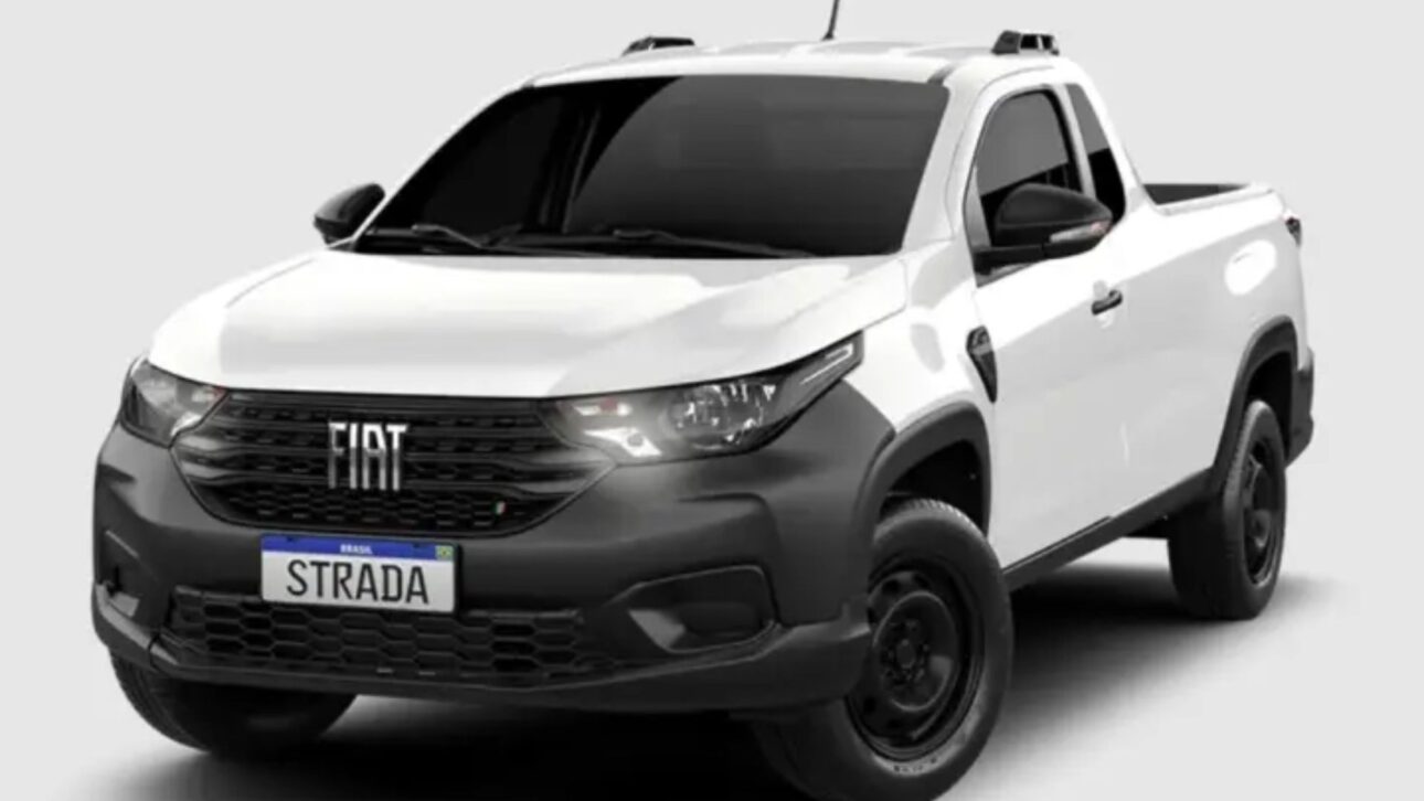 Fiat Strada 2026 tem motor turbo, consumo de até 14,7 km/l e descontos de até R$ 24,9 mil para empresas e produtores rurais.