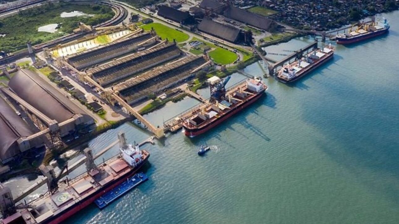 Novo terminal de granéis da COFCO no porto de Santos amplia capacidade de exportação no agronegócio brasileiro.