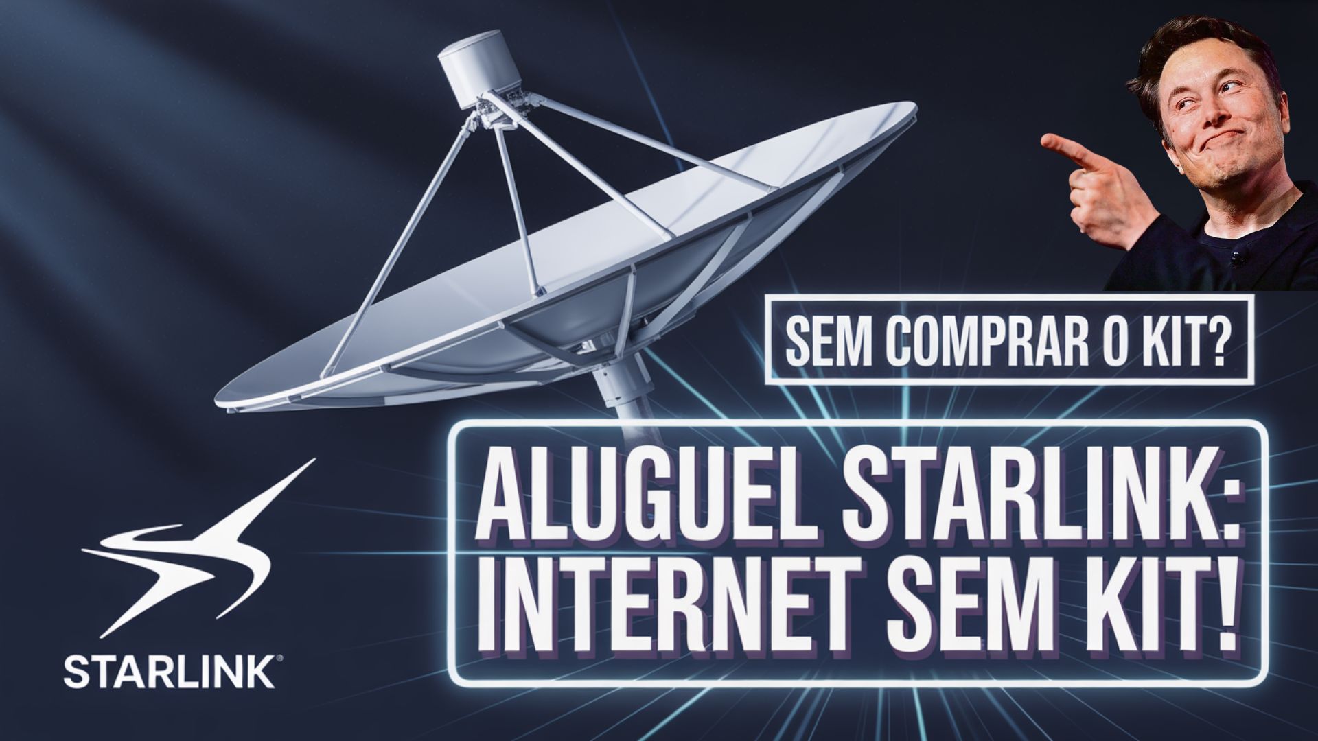Nova opção da Starlink permite alugar o kit de internet via satélite com taxa única de ativação e mensalidade, sem necessidade de compra inicial.