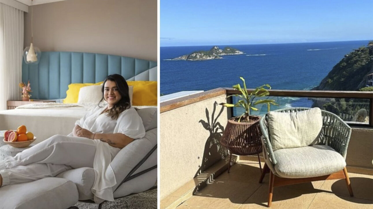 Mansão deixada por Preta Gil com vista panorâmica para o mar