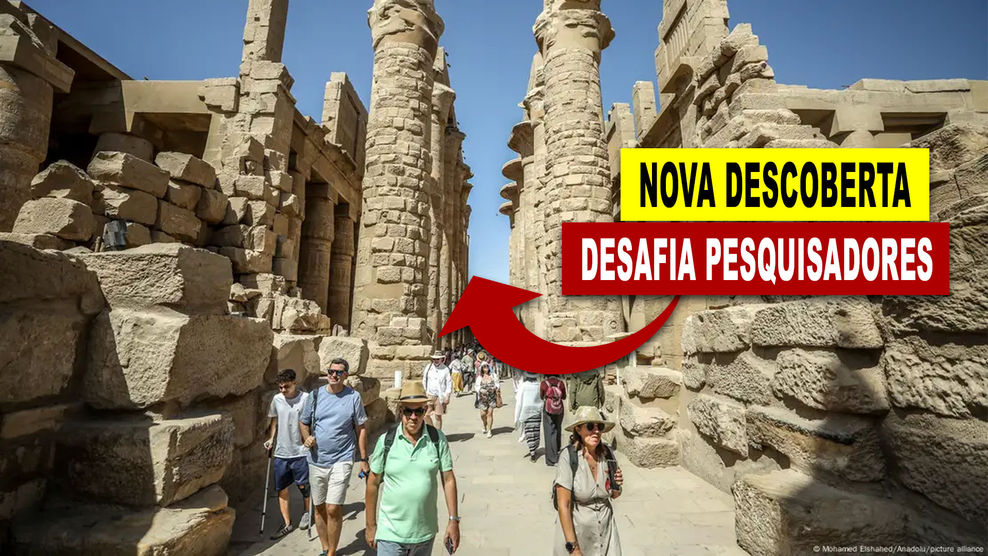 Nova descoberta desafia o que arqueólogos pensavam saber sobre Karnak no Egito, templo de tem idade reduzida e revela conexão com mito egípcio
