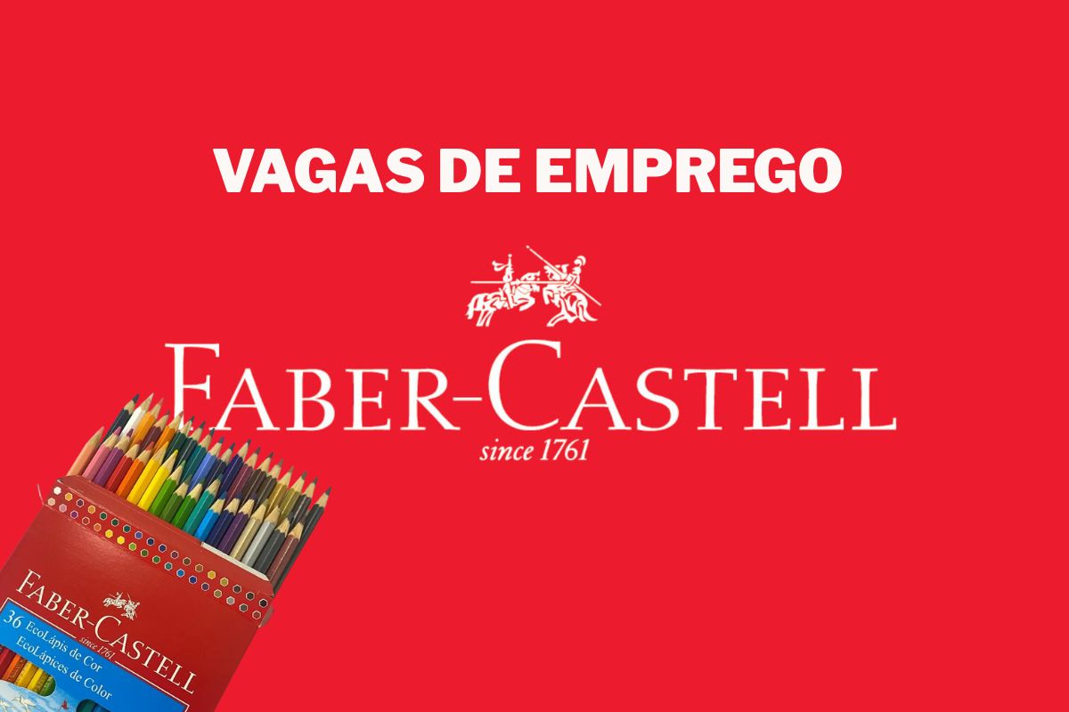 A Faber-Castell abriu vagas de emprego híbrido em São Paulo para áreas de marketing e planejamento, com foco em criatividade, inovação e propósito global.