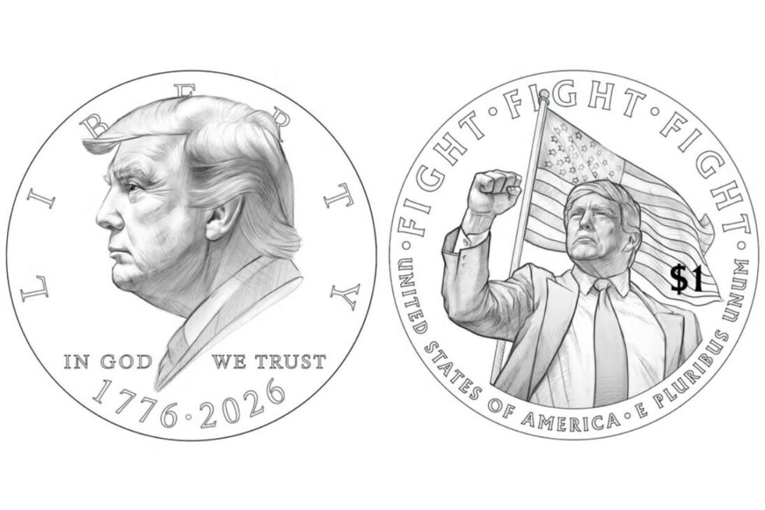 Tesouro dos EUA confirma moeda de US$ 1 com rosto de Trump para 2026, mas juristas alertam risco de ilegalidade histórica