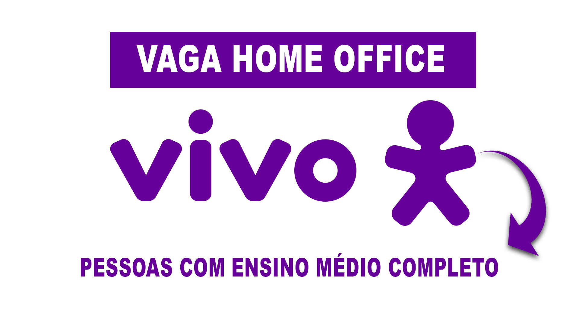 Vivo busca pessoas com ensino médio completo para vaga home office como Atendente de Experiência do Cliente de segunda a sexta feira em Curitiba