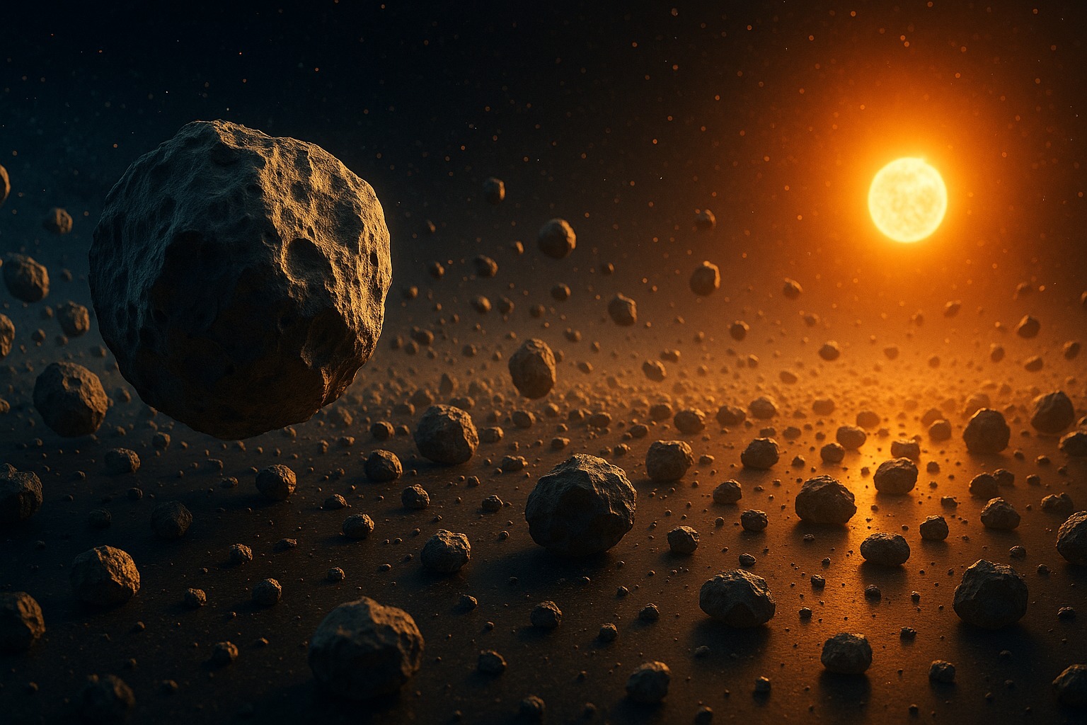 Cientistas confirmam que o cinturão de asteroides perde 0,0088% da massa a cada milhão de anos e pode desaparecer completamente.