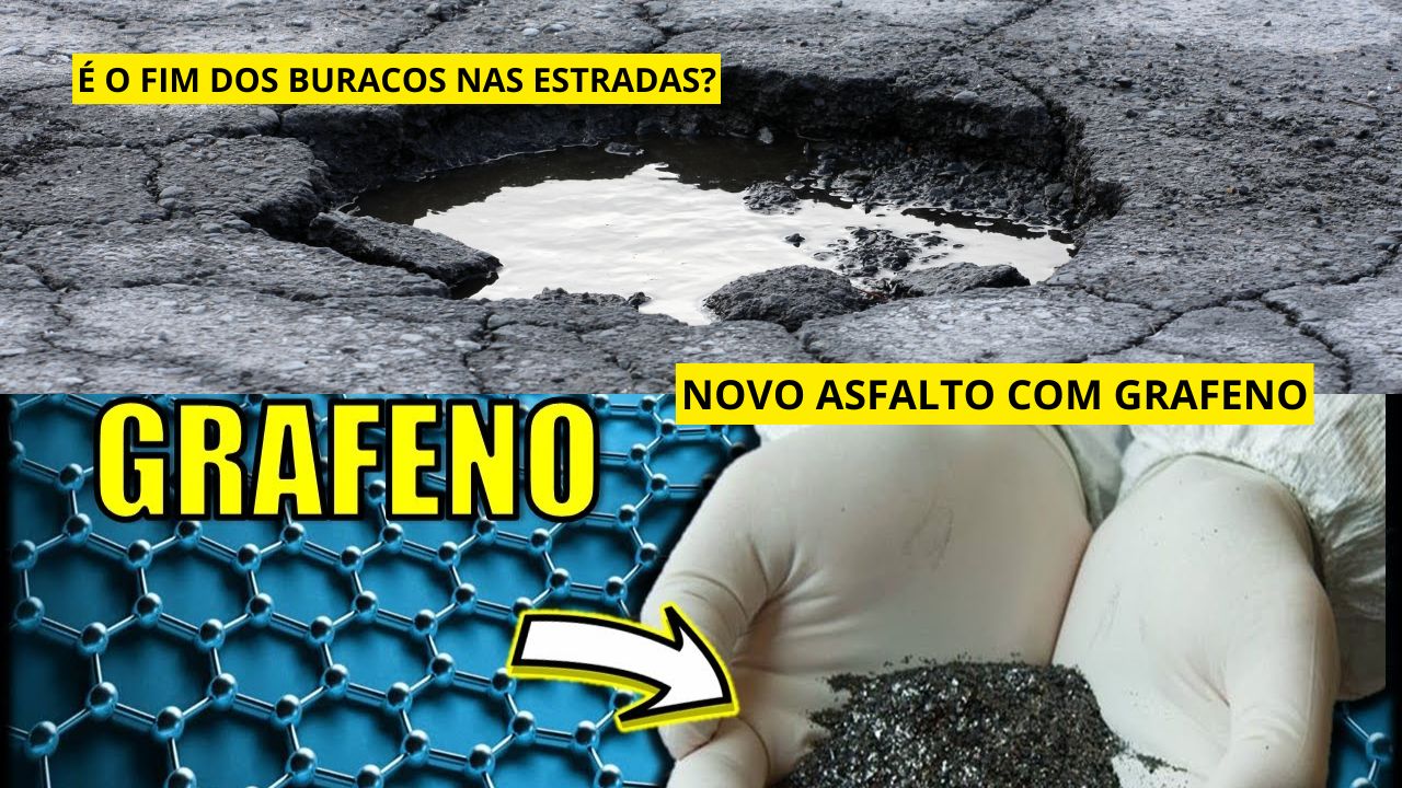 Reino Unido testa asfalto com grafeno que promete acabar com buracos nas ruas, oferecendo maior durabilidade e menos manutenção para vias urbanas.