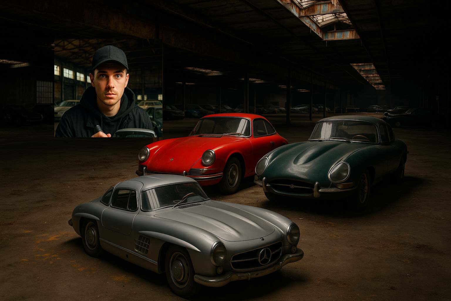 Explorador descobre concessionária abandonada com carros de luxo raros, avaliados em mais de US$ 1 milhão, escondidos em Chicago