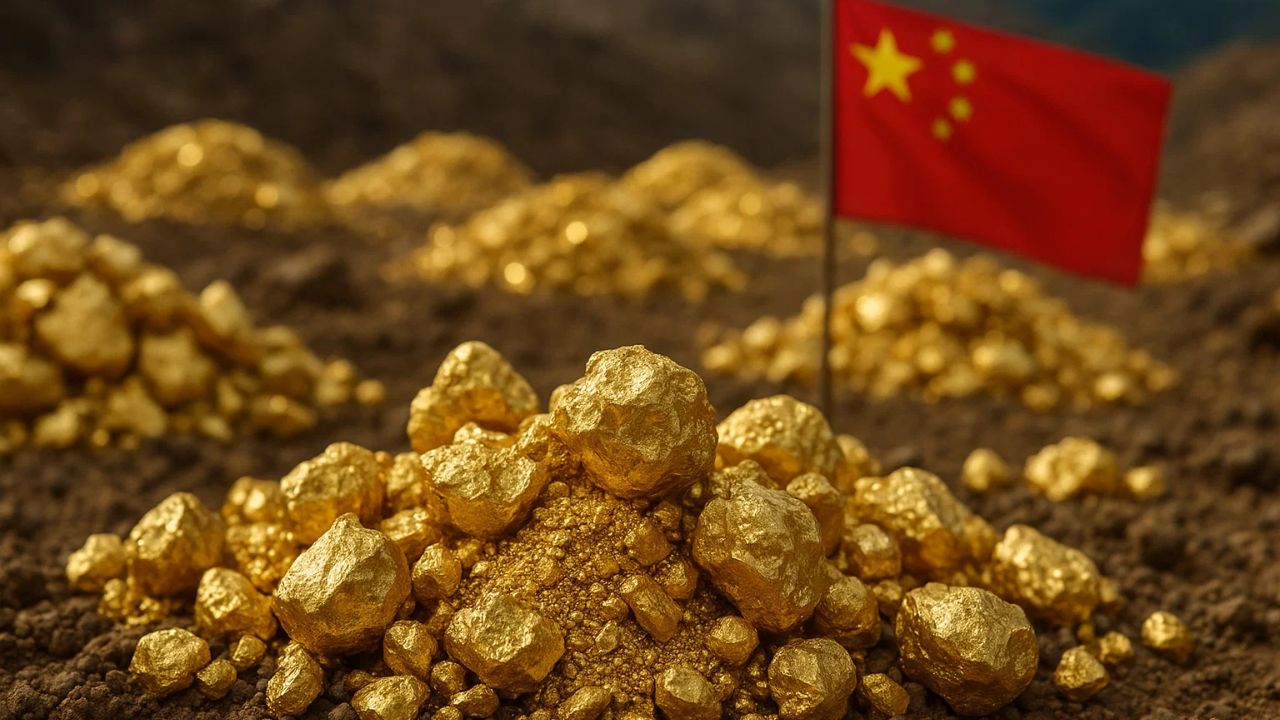 A China identificou novos depósitos que podem colocá-la ainda mais próxima do topo entre os países com as maiores reservas de ouro do mundo.