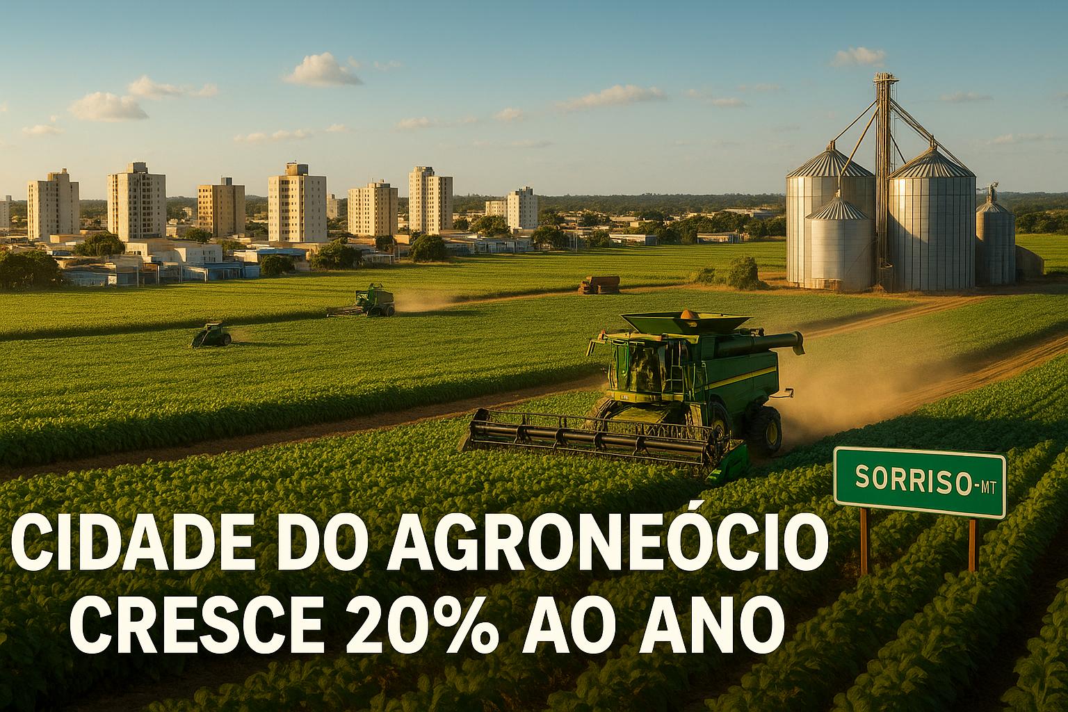 Cidade do agronegócio na fronteira do Brasil experimenta crescimento populacional de 20% ao ano, valoriza terrenos em 18% ao ano e se destaca como destino para quem quer fugir das capitais