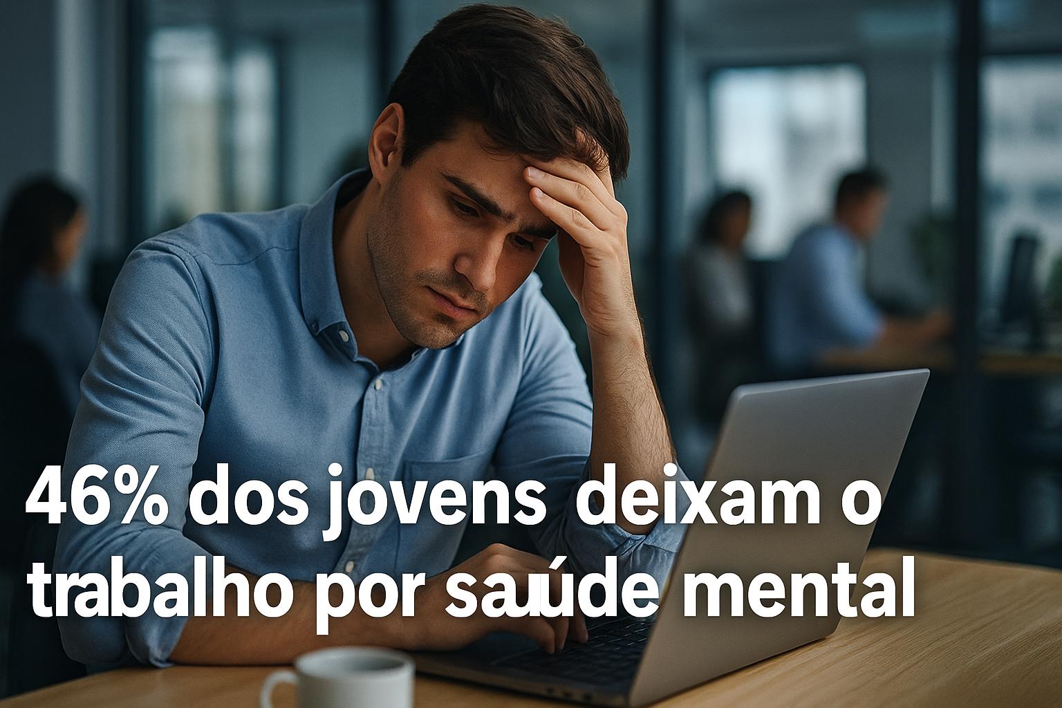 Quase metade dos jovens abandona o emprego por motivos de saúde mental: com 46% da Geração Z pedindo demissão por estresse e ansiedade