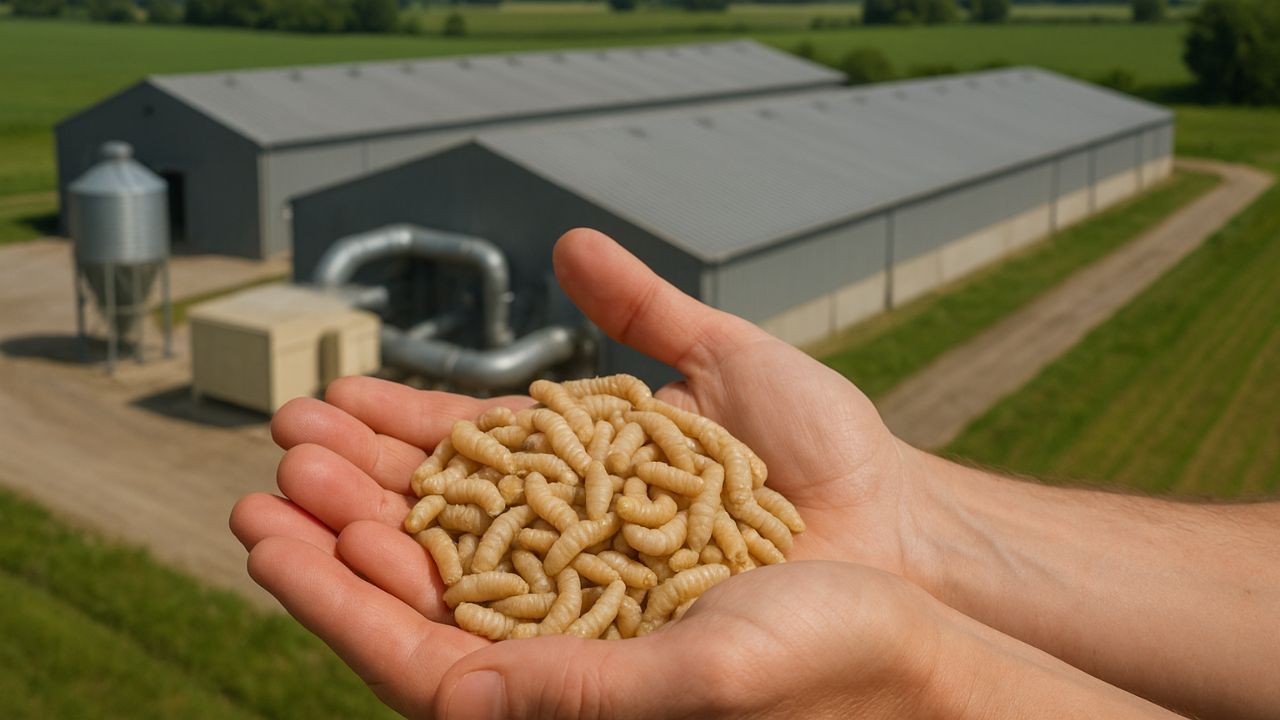 Na França, uma megafazenda usa 10 bilhões de larvas para transformar lixo em ração animal: conheça como esse modelo inovador pode mudar a produção de proteína sustentável.