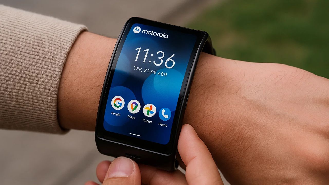 A Motorola registrou uma nova patente de celular que vira smartwatch, unindo tecnologia flexível e design inovador para transformar o mercado de dispositivos vestíveis.