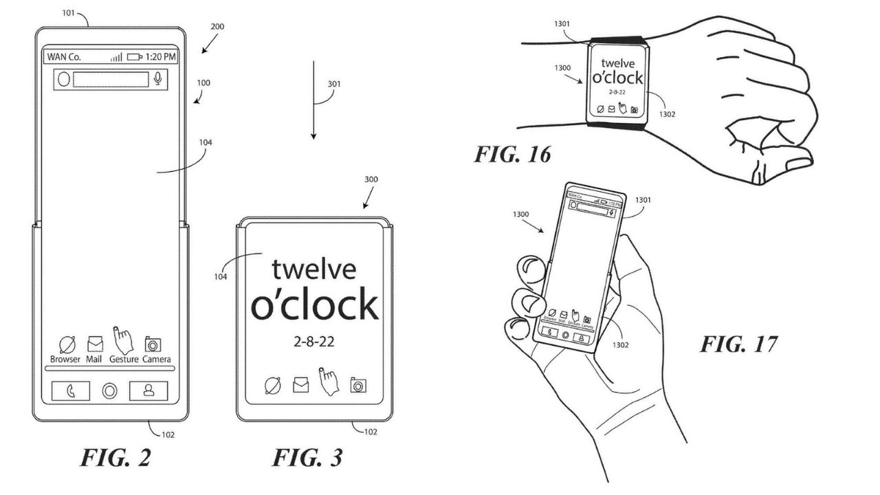 Possível celular da Motorola que vira smartwatch