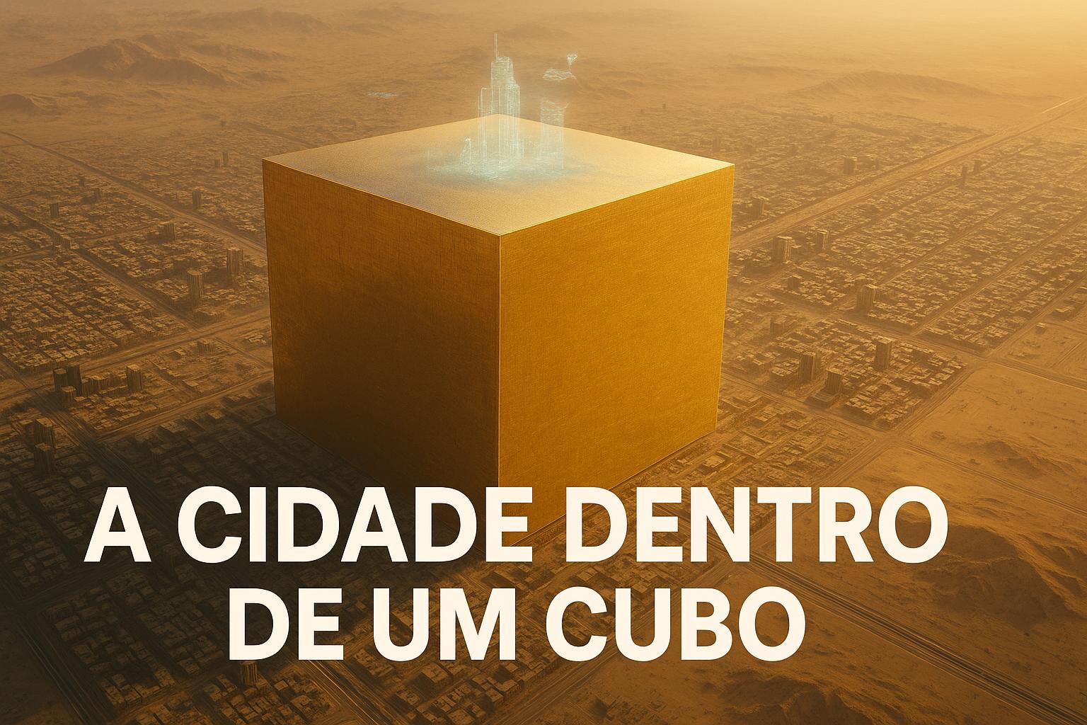 Com 400 metros de altura e volume equivalente a 20 arranha-céus, este megaprojeto de US$ 22 bilhões no deserto será a maior estrutura cúbica do mundo e promete criar uma nova metrópole futurista dentro de um único prédio gigante