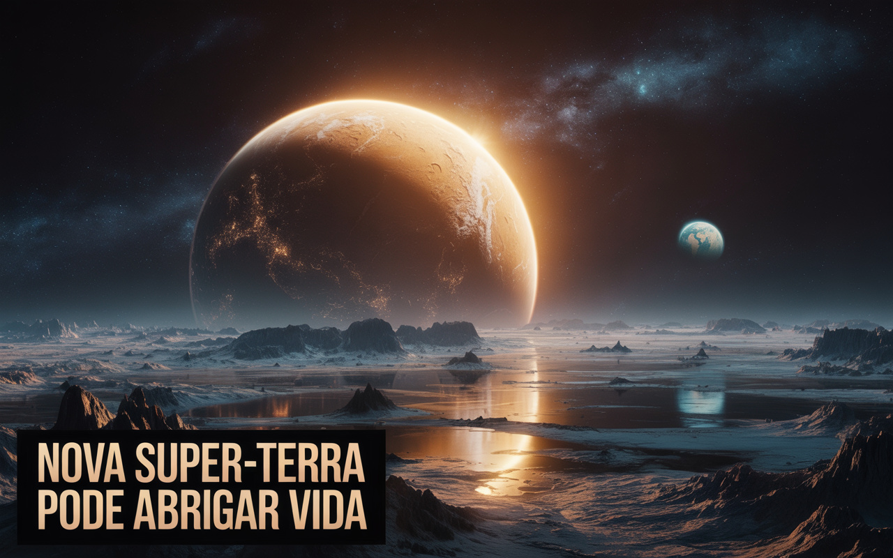 Nova “super-Terra” é descoberta a apenas 20 anos-luz da Terra: planeta rochoso quatro vezes maior pode abrigar vida e reacende a busca por mundos habitáveis fora do Sistema Solar
