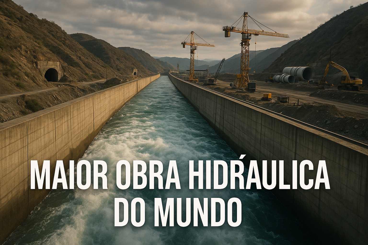 megaprojeto está redirecionando rios para abastecer 120 milhões de pessoas e é considerado a maior obra hidráulica da história moderna