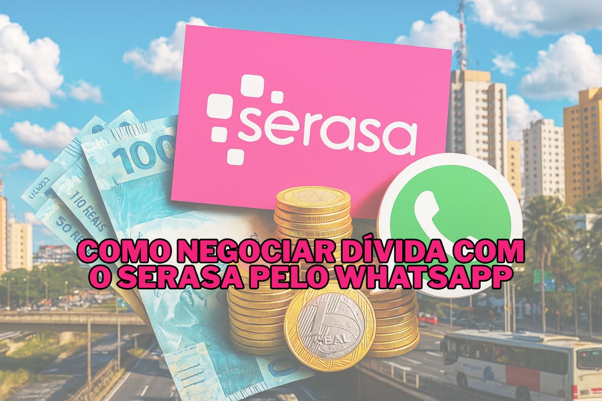 Negociar dívida com o Serasa pelo WhatsApp ficou simples: use o WhatsApp oficial do Serasa, consulte CPF, aproveite o Feirão Limpa Nome e garanta desconto na dívida.