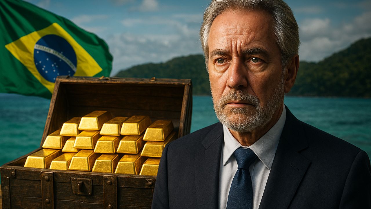Austríaco condenado por sonegar 11 milhões de euros na Europa declara tesouro de R$ 183 bilhões em ouro escondido no mar do Brasil