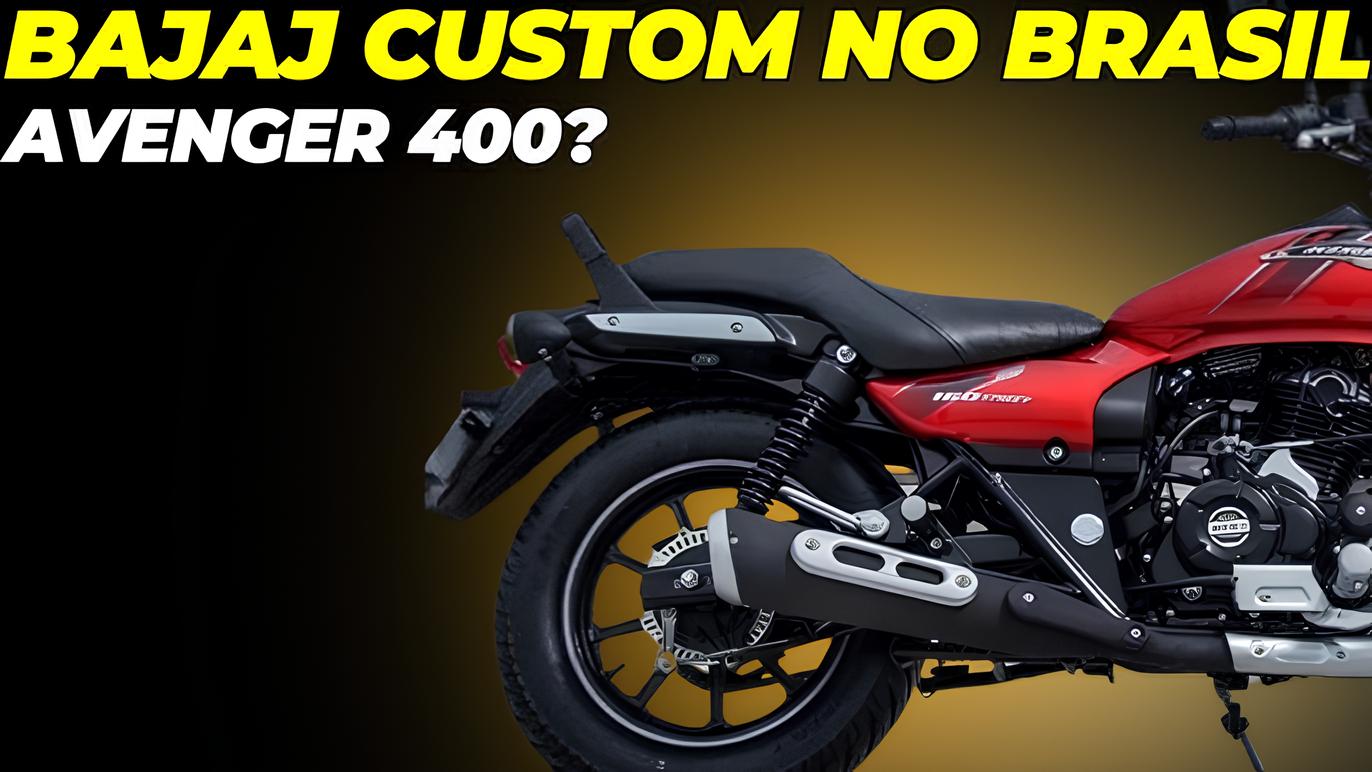 Com motor 373 cc, visual retrô e conforto de estrada, a Bajaj Avenger 400 2026 promete revolucionar o segmento de motos “cruiser” médias e pode chegar ao Brasil como a mais acessível da categoria.