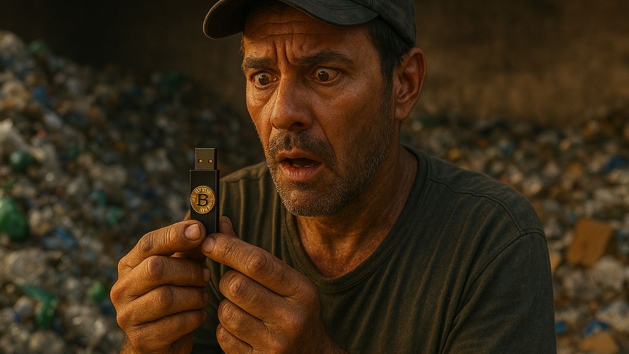 Catador de recicláveis encontra R$ 8 milhões em criptomoedas no lixo e é obrigado a devolver a chave (1)