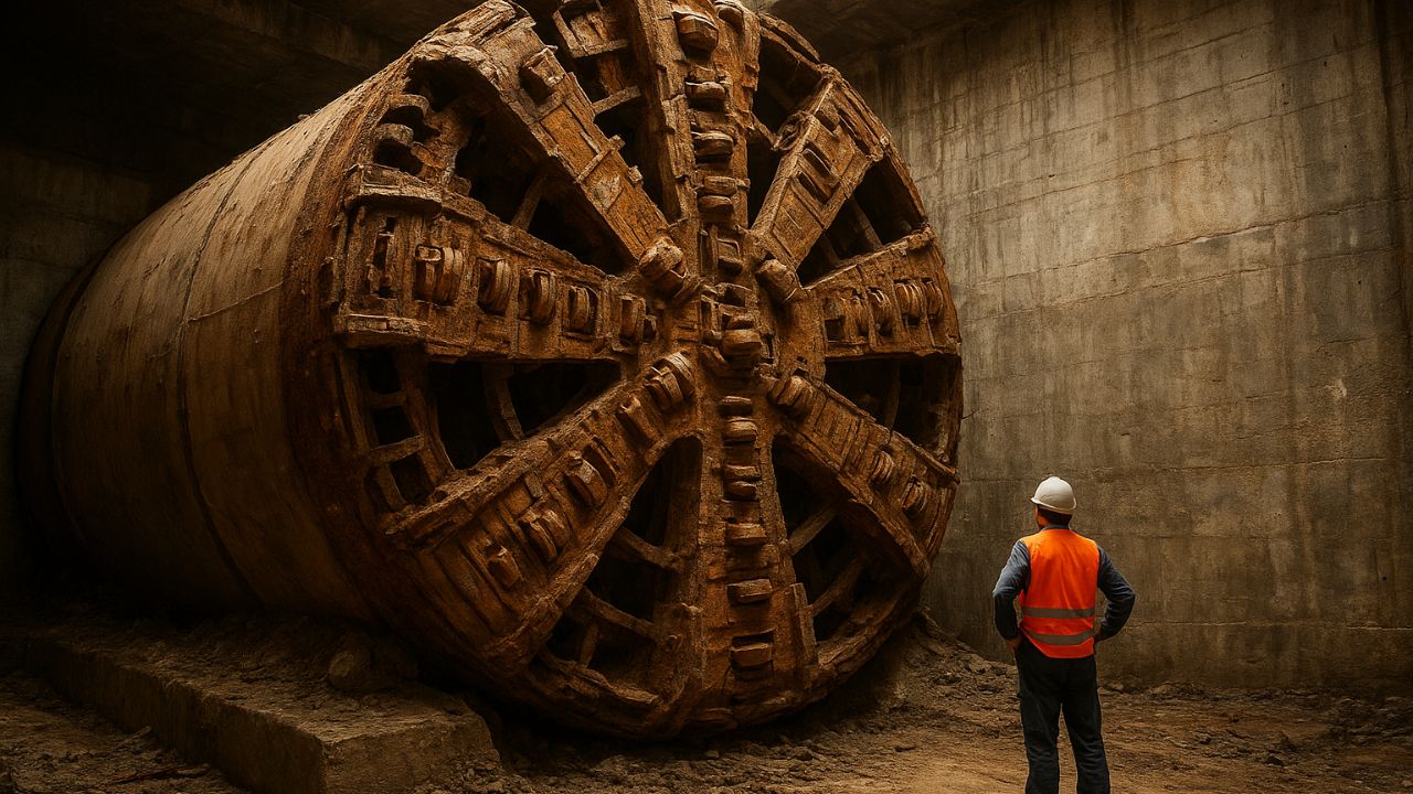 Ela pesava mais que um prédio de 20 andares, tinha 150 metros de comprimento e operava como uma fábrica inteira sob a terra: a colossal máquina "Tatu" que foi "sacrificada" e selada com concreto no subsolo de propósito