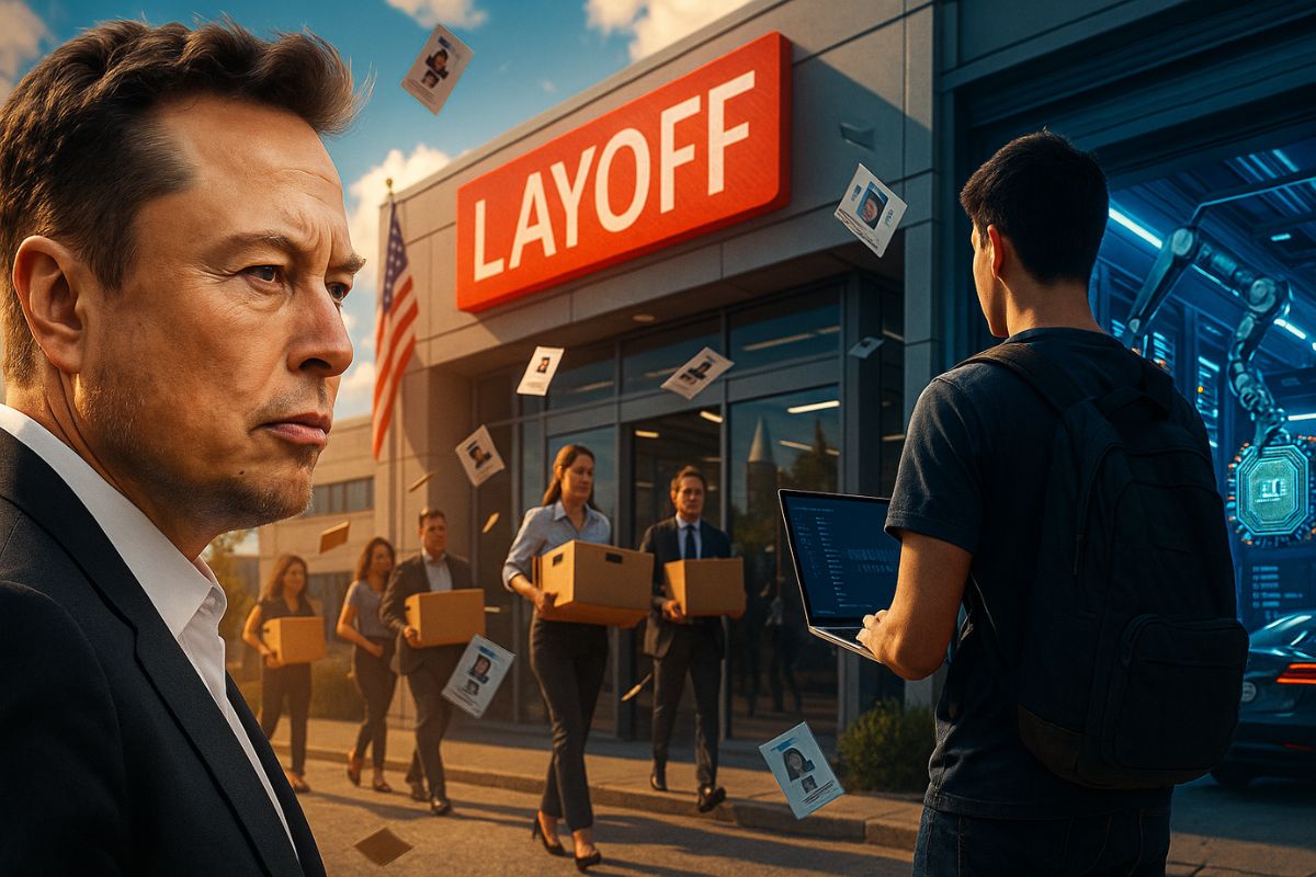 Elon Musk corta 500 na xAI e coloca estudante de 20 anos no comando da equipe de inteligência artificial do Grok.