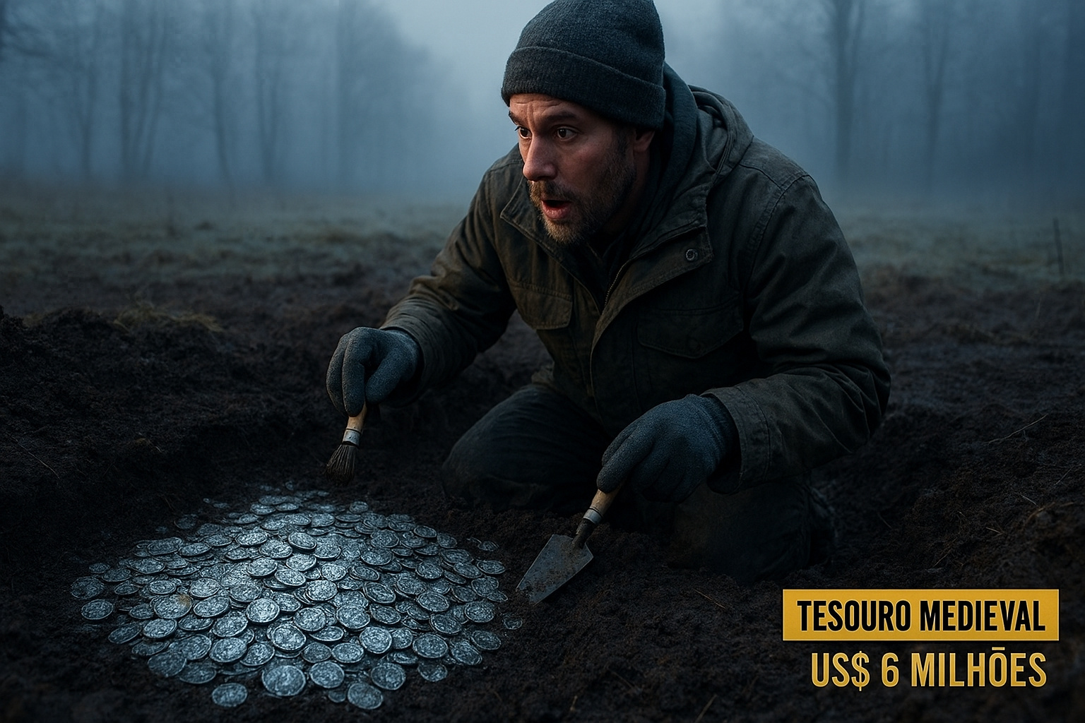 Homem cava buraco na Suécia e encontra 20 mil moedas de prata medievais avaliadas em até US$ 6 milhões — uma das maiores descobertas arqueológicas da Europa, escondida há quase mil anos