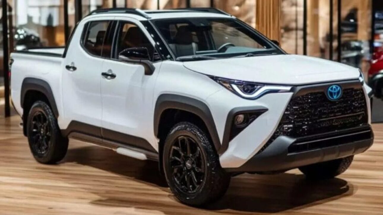 Nova Toyota Stout deve chegar ao Brasil entre 2026 e 2027 com motor híbrido flex, produção nacional e foco em rivalizar Fiat Toro.