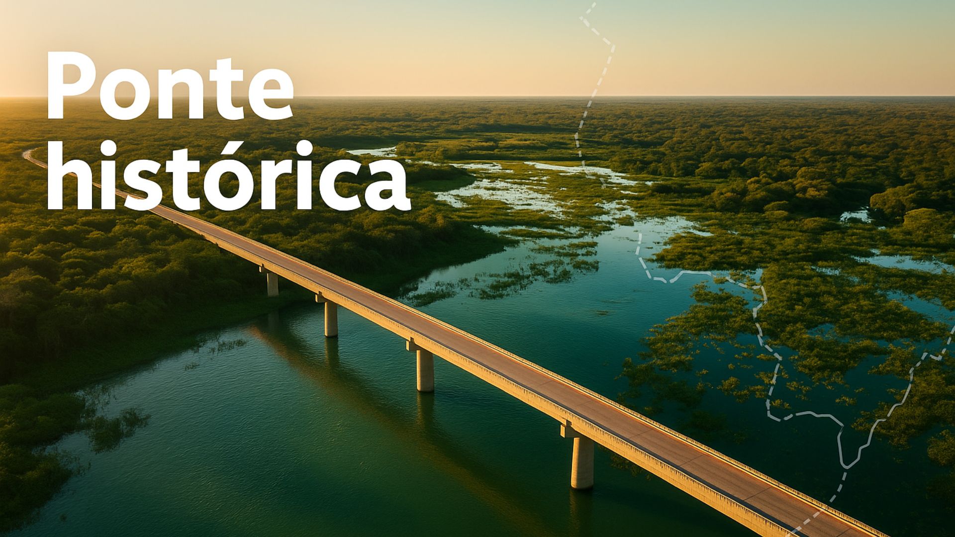 Ponte de 300 m vai unir Mato Grosso e Mato Grosso do Sul no Pantanal com R$ 50-60 milhões em investimento e rota inédita.