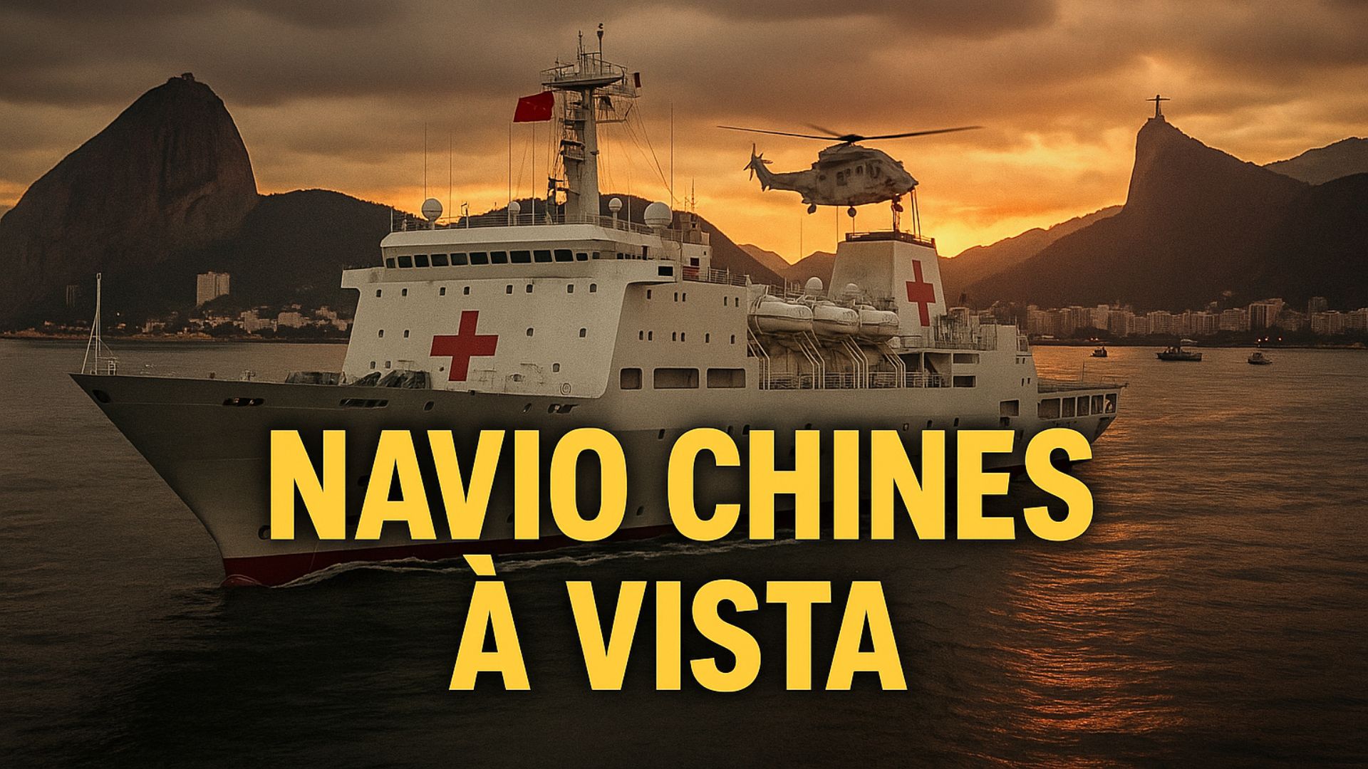 Navio hospitalar chinês Ark Silk Road quer atracar no Rio em 2026, e pedido causa cautela entre diplomatas e militares brasileiros.