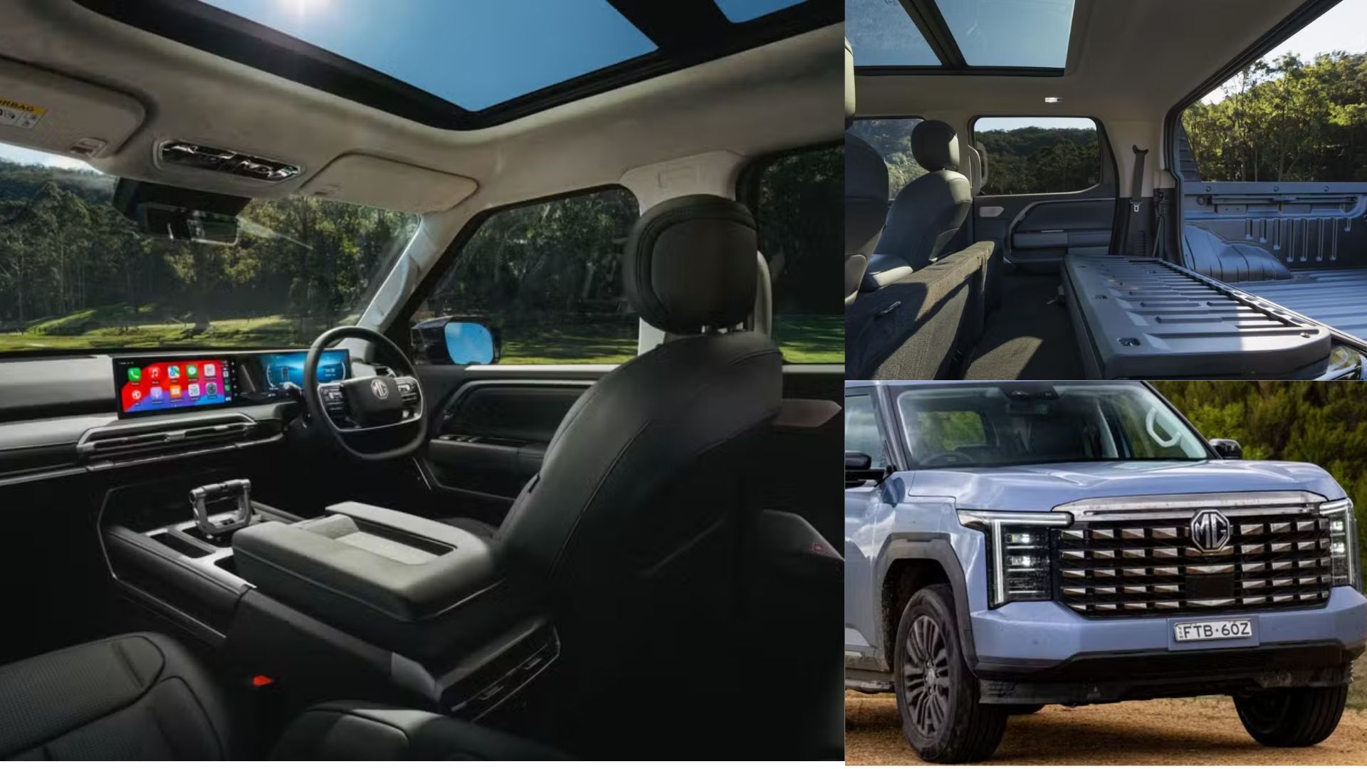 MG U9, a “Amarok chinesa”, chega ao Brasil com motor diesel de 224 cv, 1.000 km de autonomia e caçamba integrada à cabine.