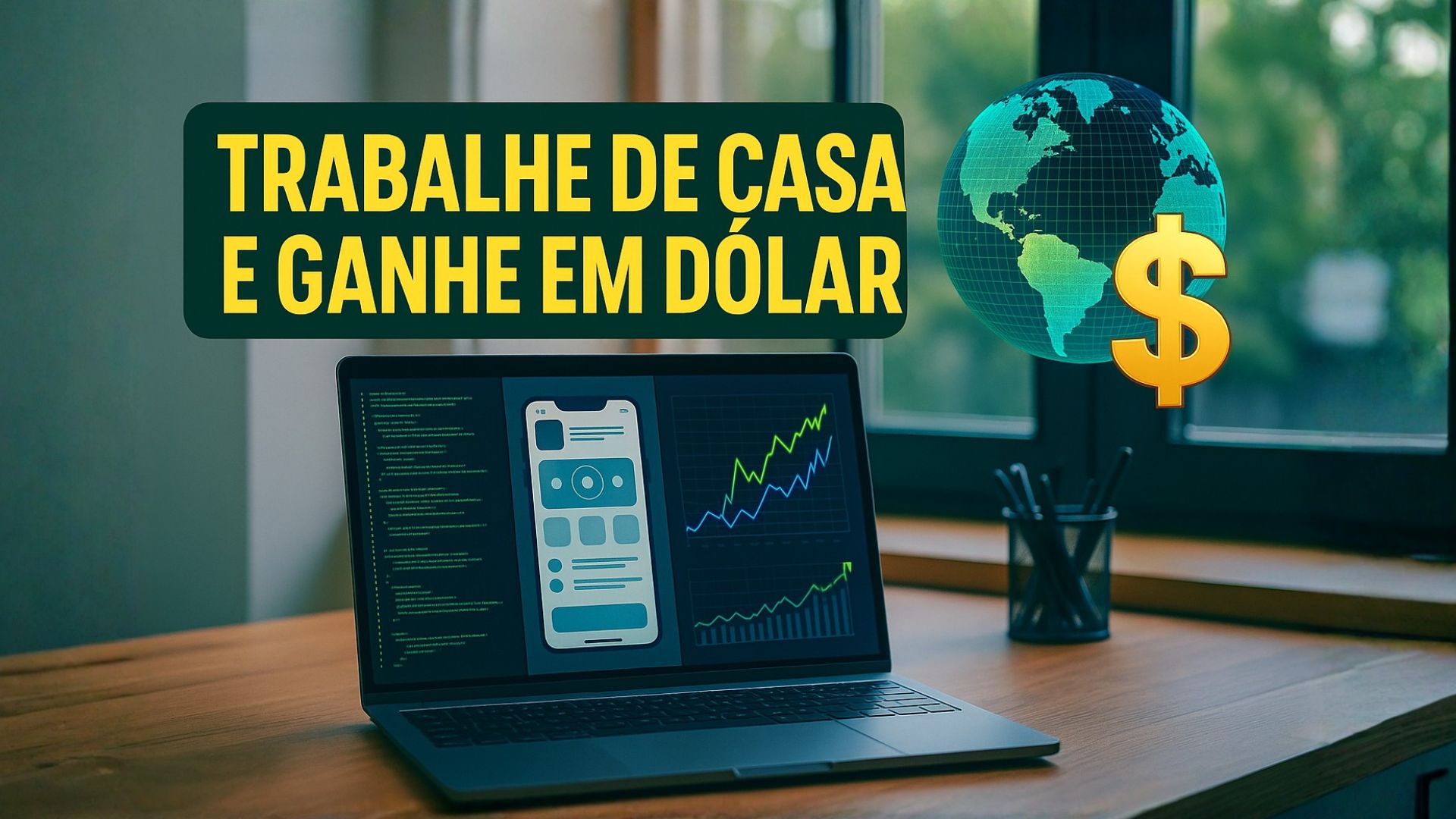 Descubra profissões home office que pagam em dólar e permitem trabalhar de casa com ganhos de até R$ 25 mil mensais.