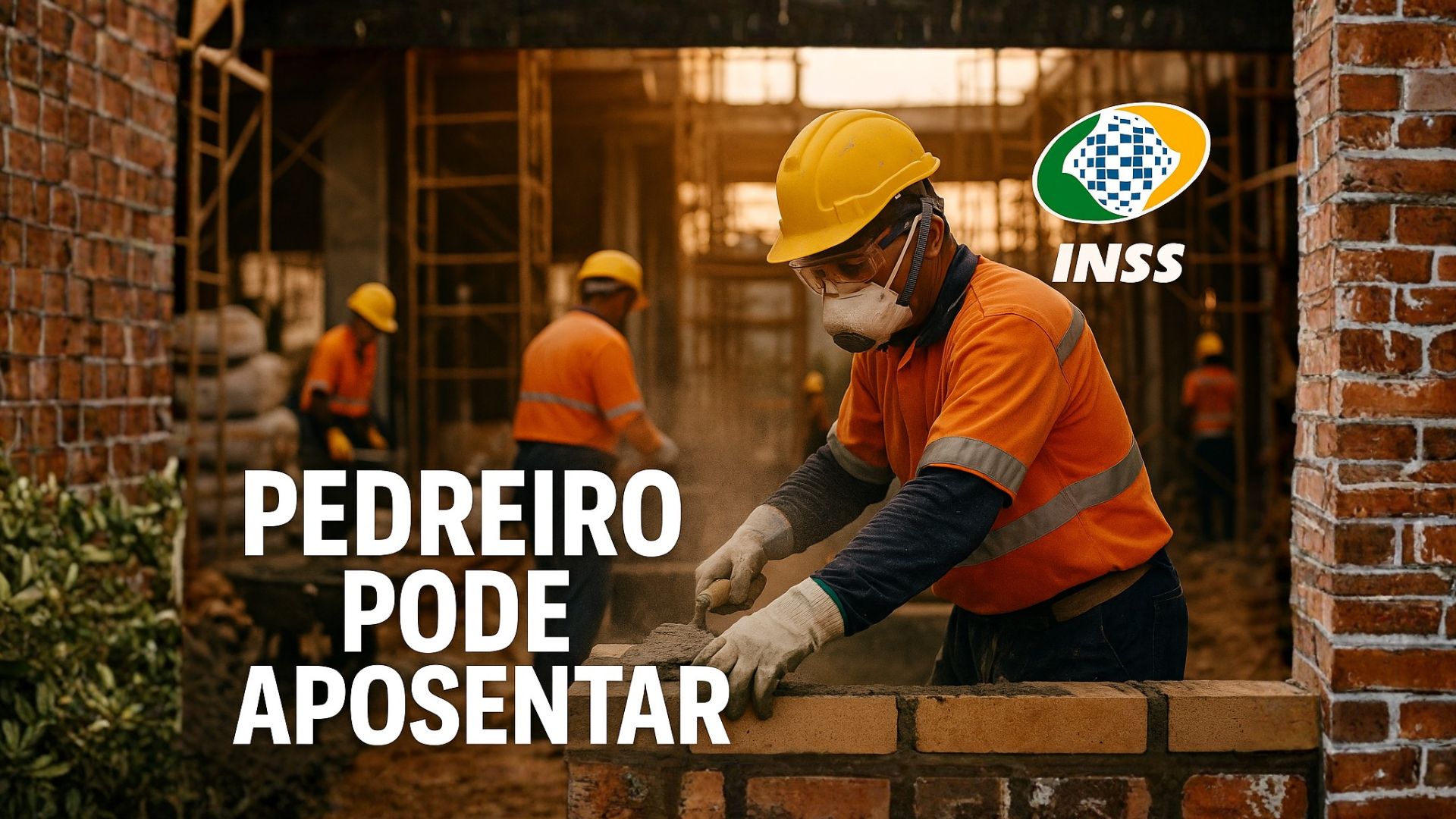 Justiça reconhece risco químico no cimento e cal e amplia aposentadoria especial para pedreiros e trabalhadores da construção civil.